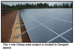 Orissa solar project