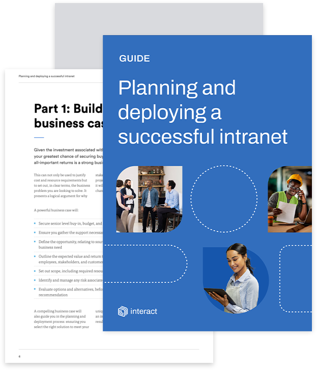 Free guide: Planning and deploying an intranet that boosts engagement